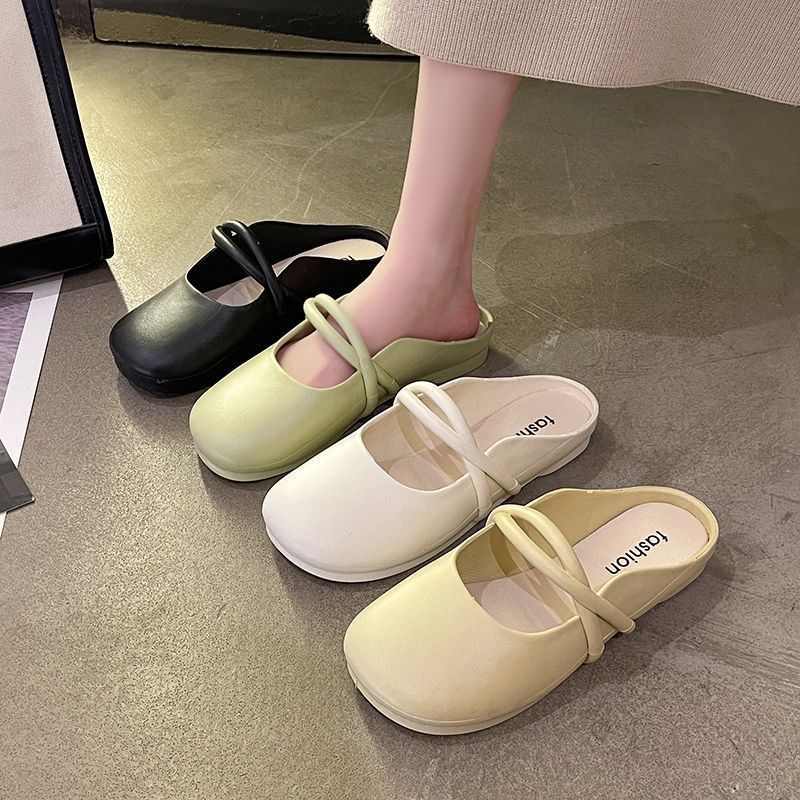 Summer Baotou Female Word Leisure Sandals foto 4