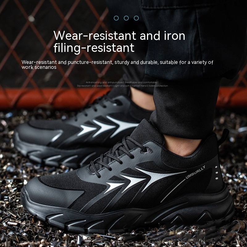 Work Anti-smashing And Anti-penetration Steel Toe Cap Safety Shoes foto 4