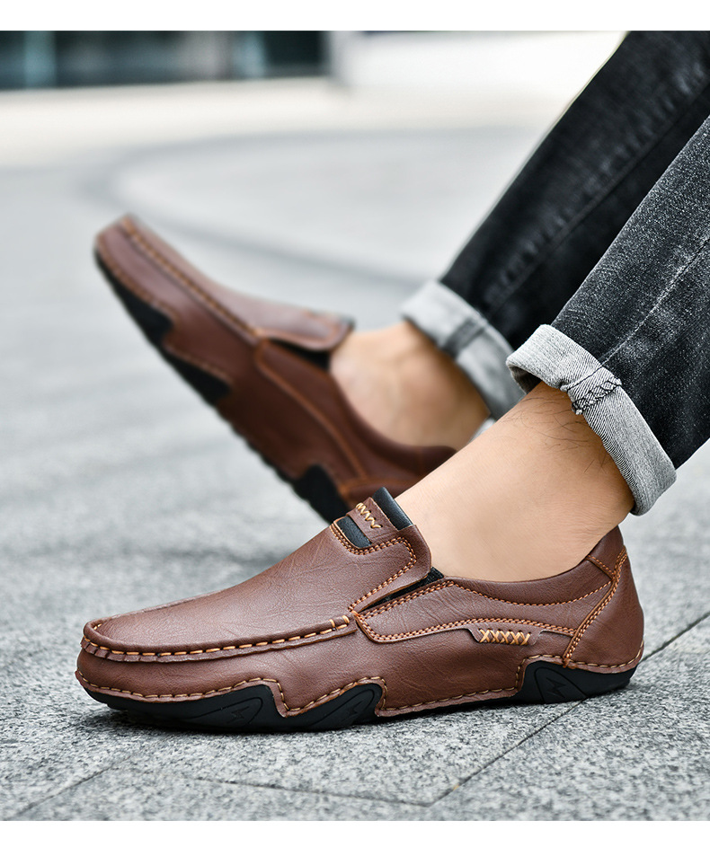 Hollow Handmade Stitching Outdoor Casual Shoes foto 3