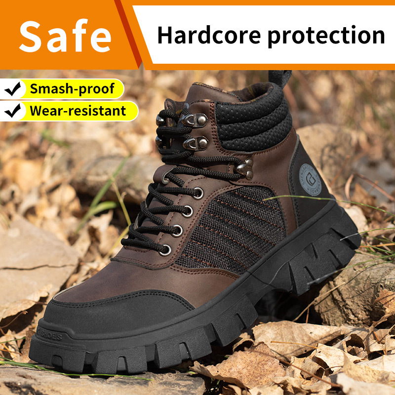 Men's Safety And Comfort Work Anti Smashing Safety Shoes foto 3