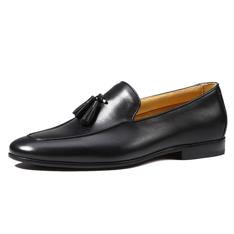 Men's Leather GOOD YEAR Tassel Summer Breathable Loafers foto 5