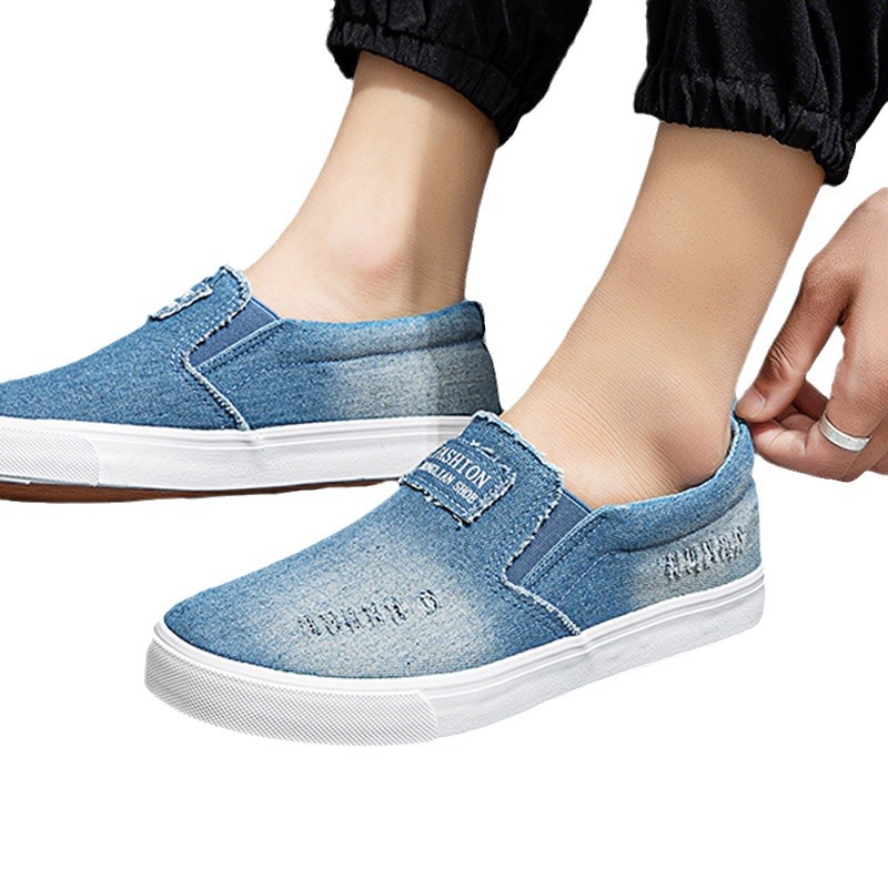 Slip-on Canvas Shoes Breathable Work foto 2