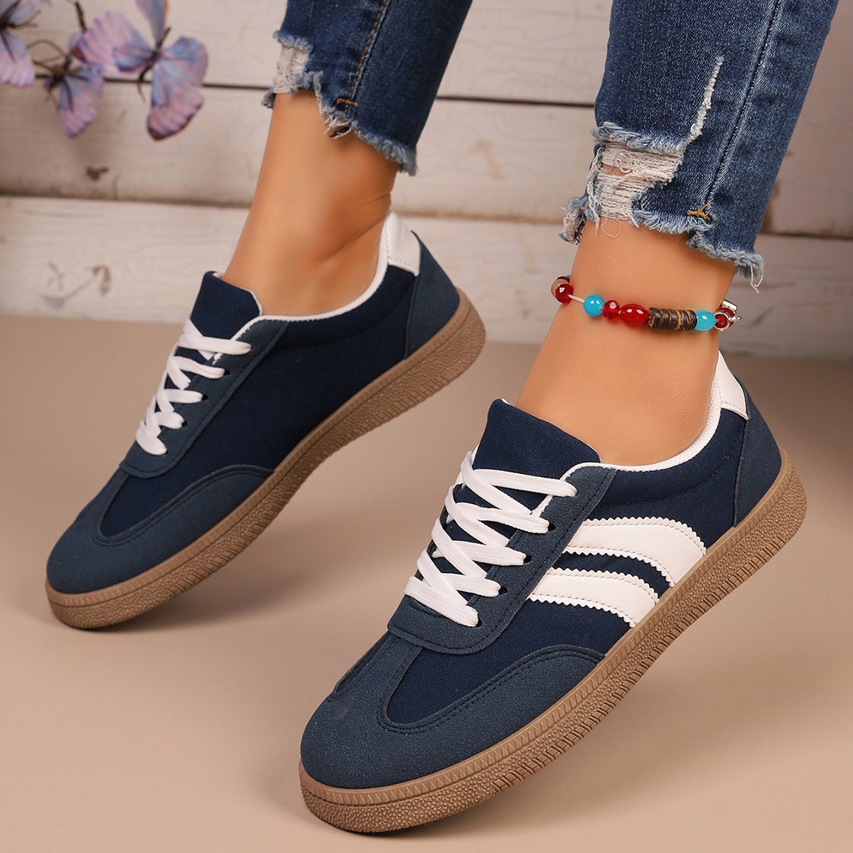 Flat Bottomed German Training Shoes For Women In Spring And Autumn Plus Sizes foto 2