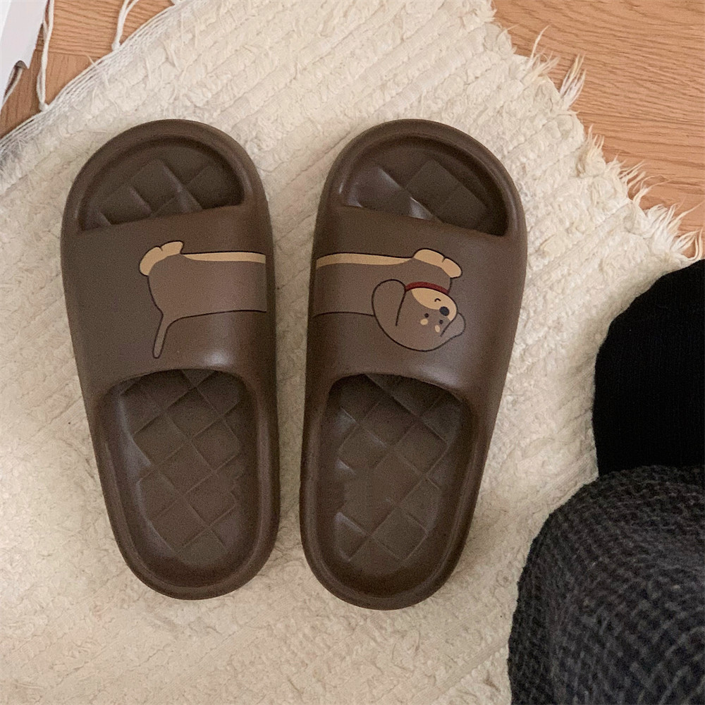 Comfortable Soft Bottom Couple Household Slippers foto 4