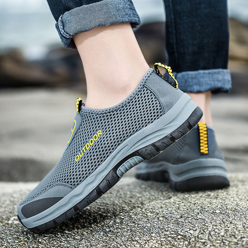 Men's Plus Size Outdoor Mesh Shoes foto 3