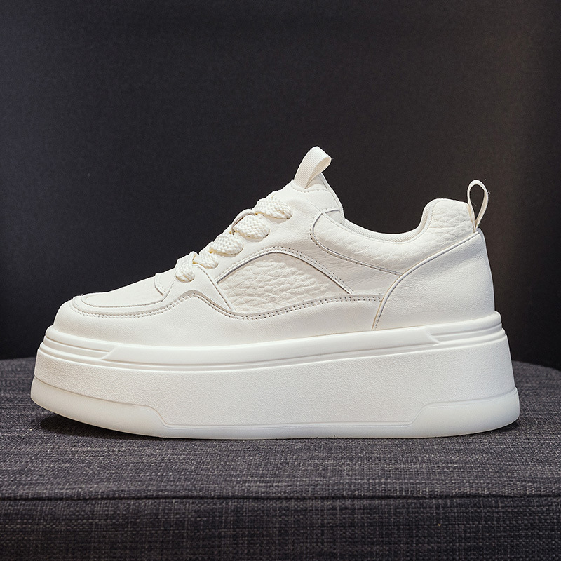 Platform Non-slip Sneakers With Thick Soles For A Height-boosting Casual Look foto 4