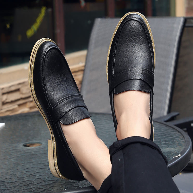 Men's Slip-on Formal Wear Gentleman Leather Shoes Business foto 3