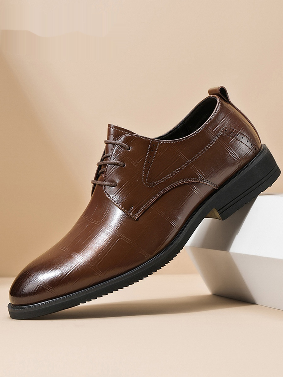Leather Shoes Men's Business Formal All-matching Casual foto 4