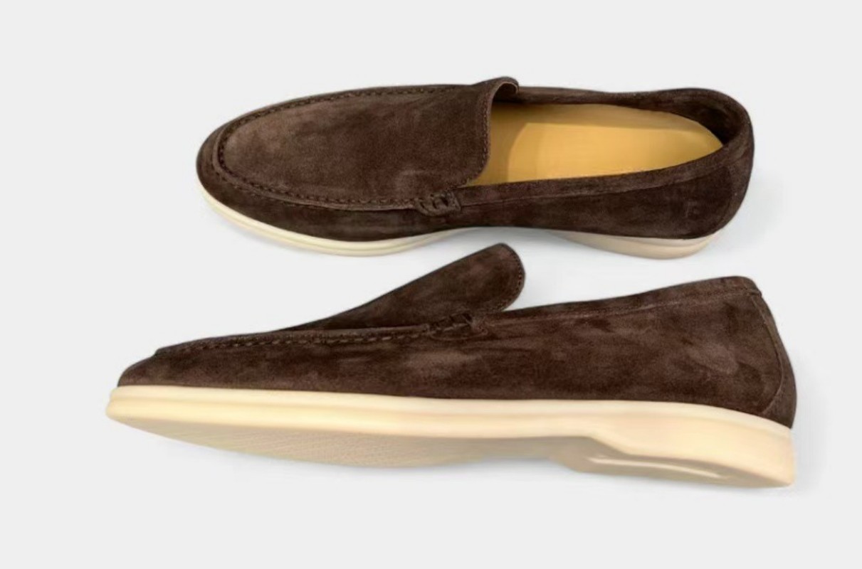 Summer Loafers With A Casual Flat Bottom And One Foot Kick foto 2