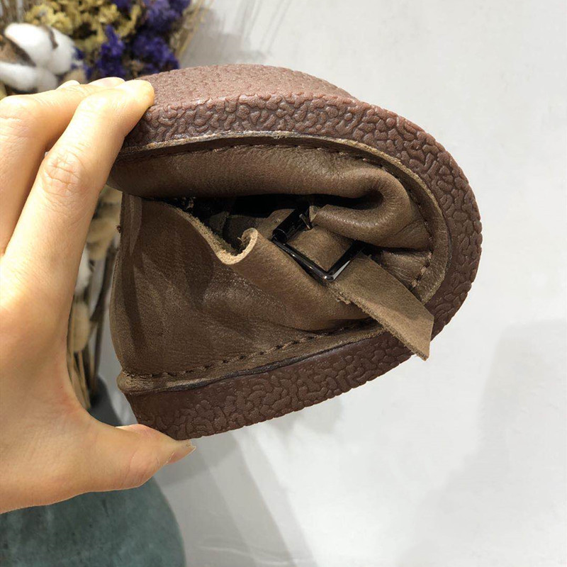 New Artistic Crafts Leather Flat Shoes foto 5