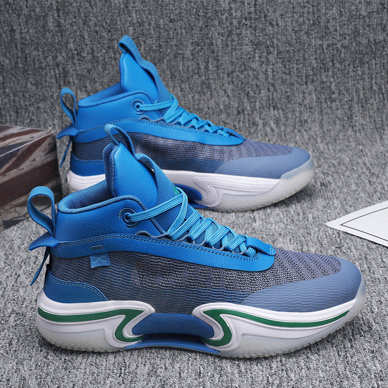 Mens High-top Breathable Shock-absorbing Athletic Shoes foto 5