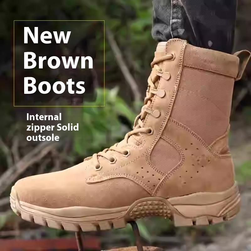 Brown Outdoor Snow Boots Cold Weather Boots foto 3
