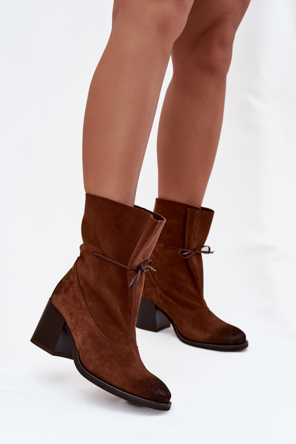 Laarsjes met hoge hak Step in style