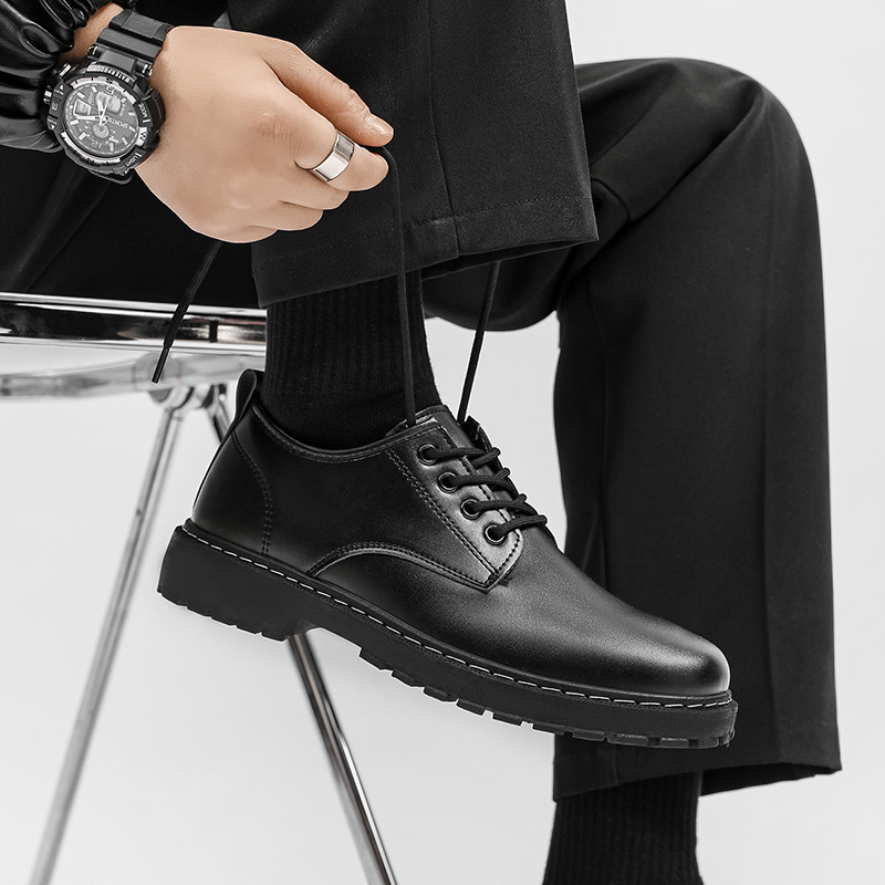 Mens Casual Waterproof Dr Martens-style Low-top Boots foto 4