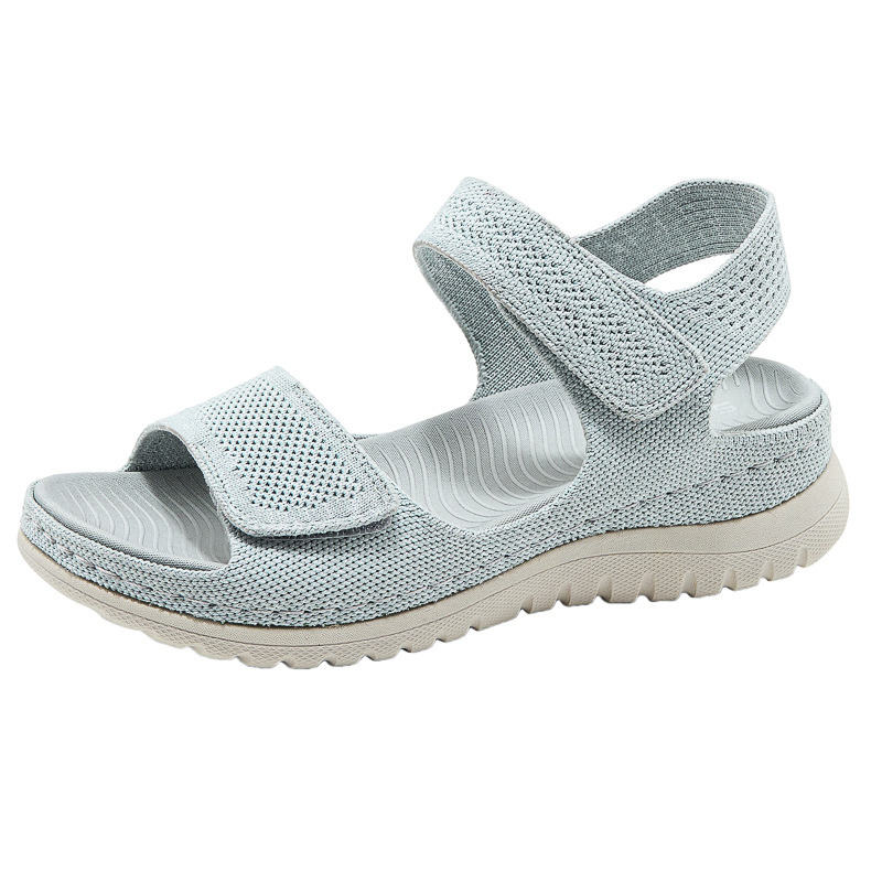 Velcro-cutout Thick-soled Women's Beach Sandals foto 5