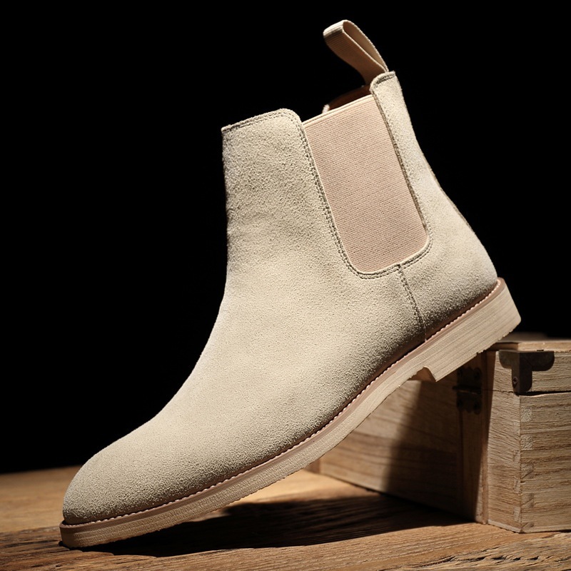 Men's Chelsea Boots AutumnWinter Suede High-Top foto 2