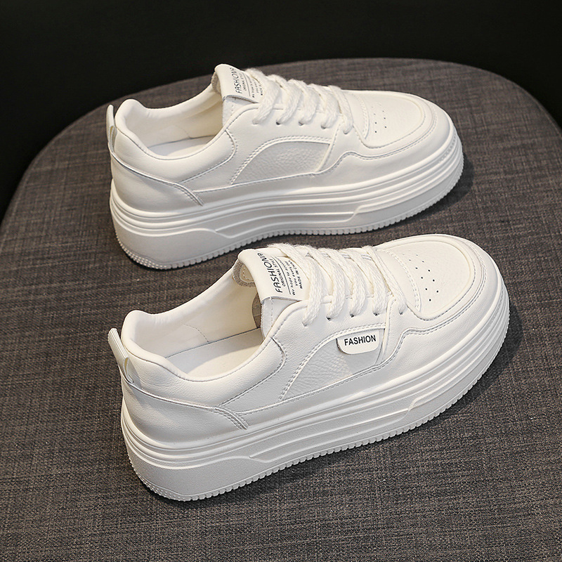 Platform Thick Sole Increased By Casual Sports Skate Shoes foto 4