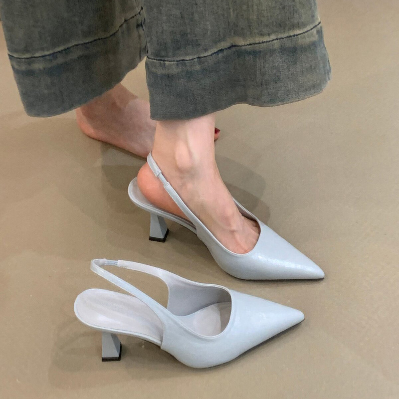 Pointed-toe Stiletto-heel Open-back Mules For Women foto 5