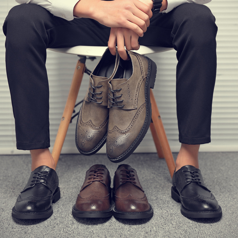 Plus Size Men's Leather Shoes foto 2