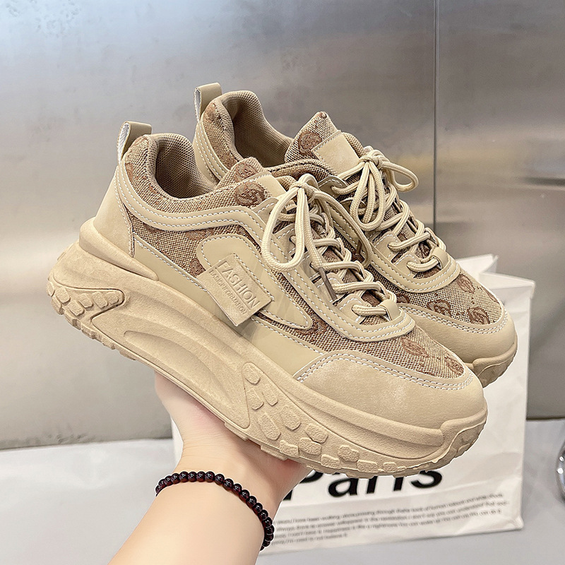 Spring New Breathable All-matching Platform Running Shoes Women foto 5
