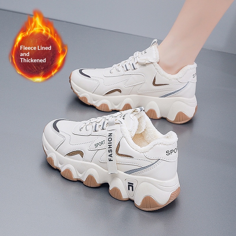 Breathable Sneakers With Thick Insoles For Women Students Running foto 2