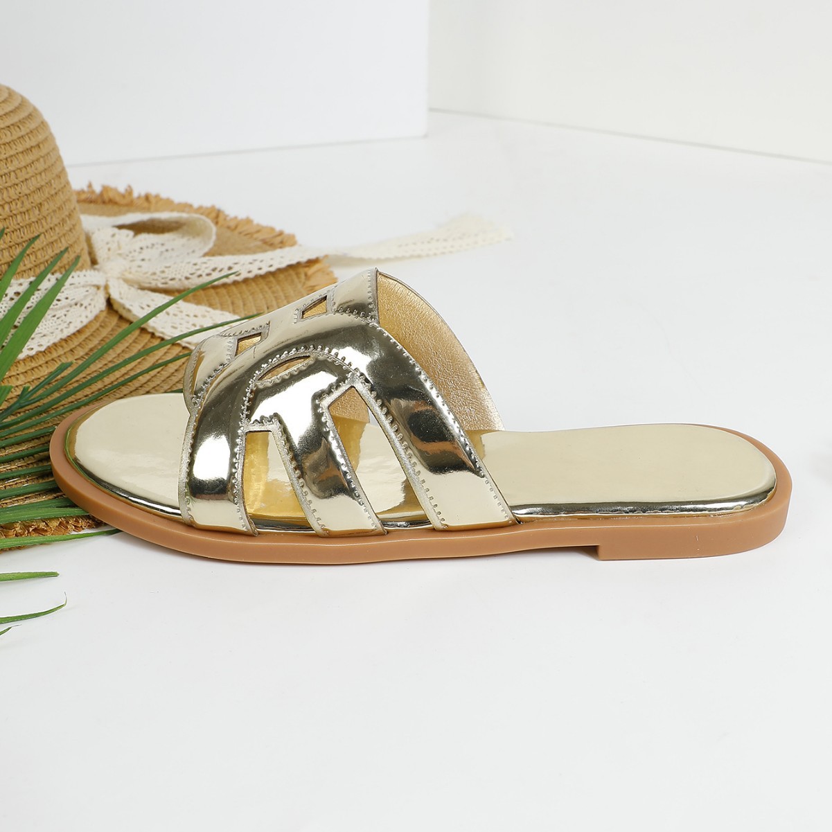 Versatile Flat Strap Fashion Sandals For Women foto 4