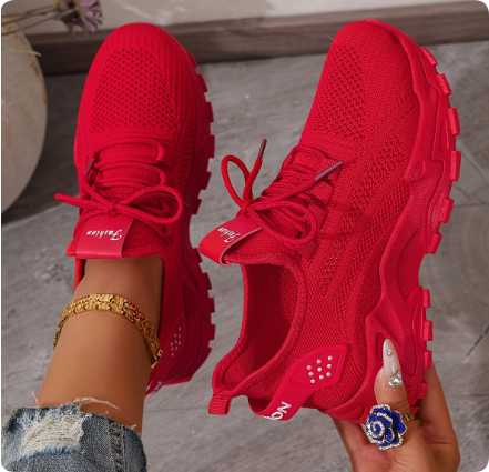 Women's Fashionable Breathable Sports Mesh Shoes foto 5