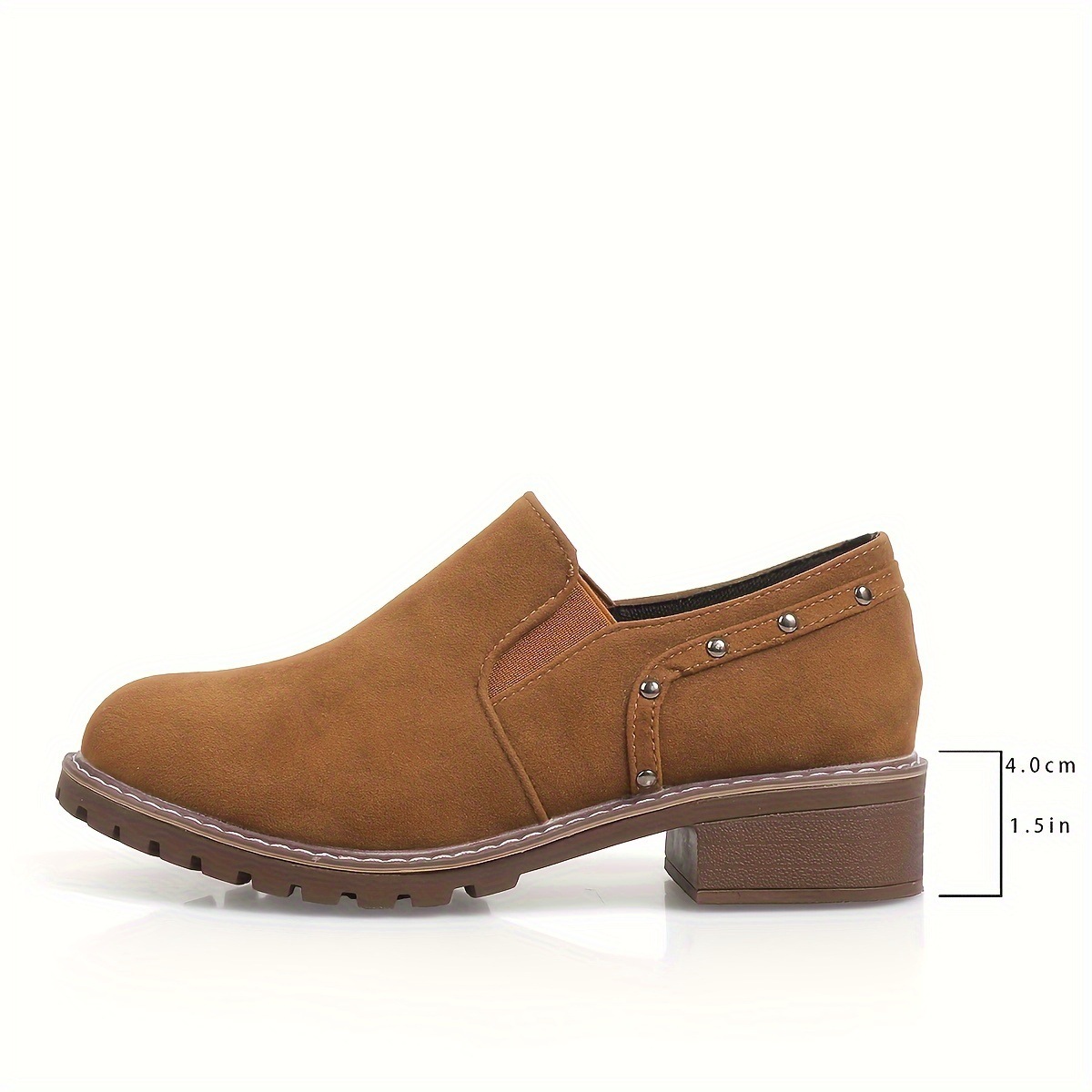 Plus Size All-match Casual Thick Heel Ankle Boots foto 2