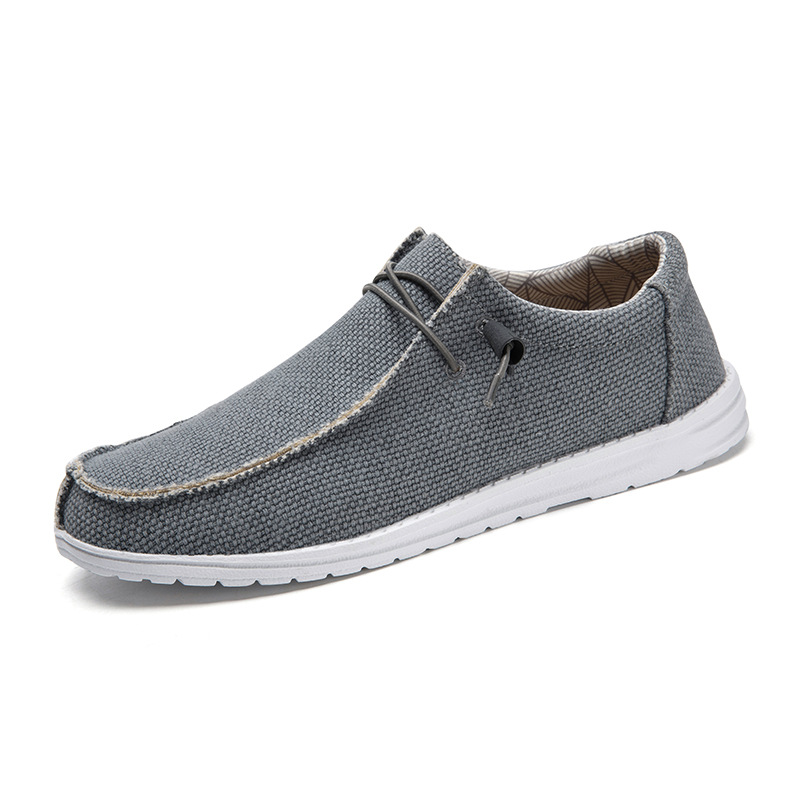 Plus-size Men's Loafer Canvas Casual Shoes foto 3