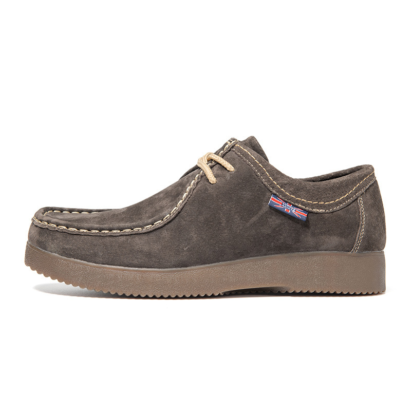 New Casual Korean Style Trendy All-matching British Style Leather Sneakers Men foto 4