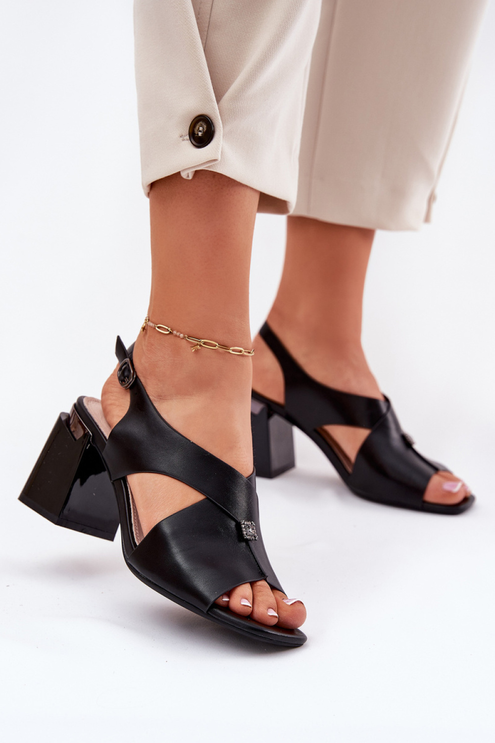 Sandalen op hak Step in style