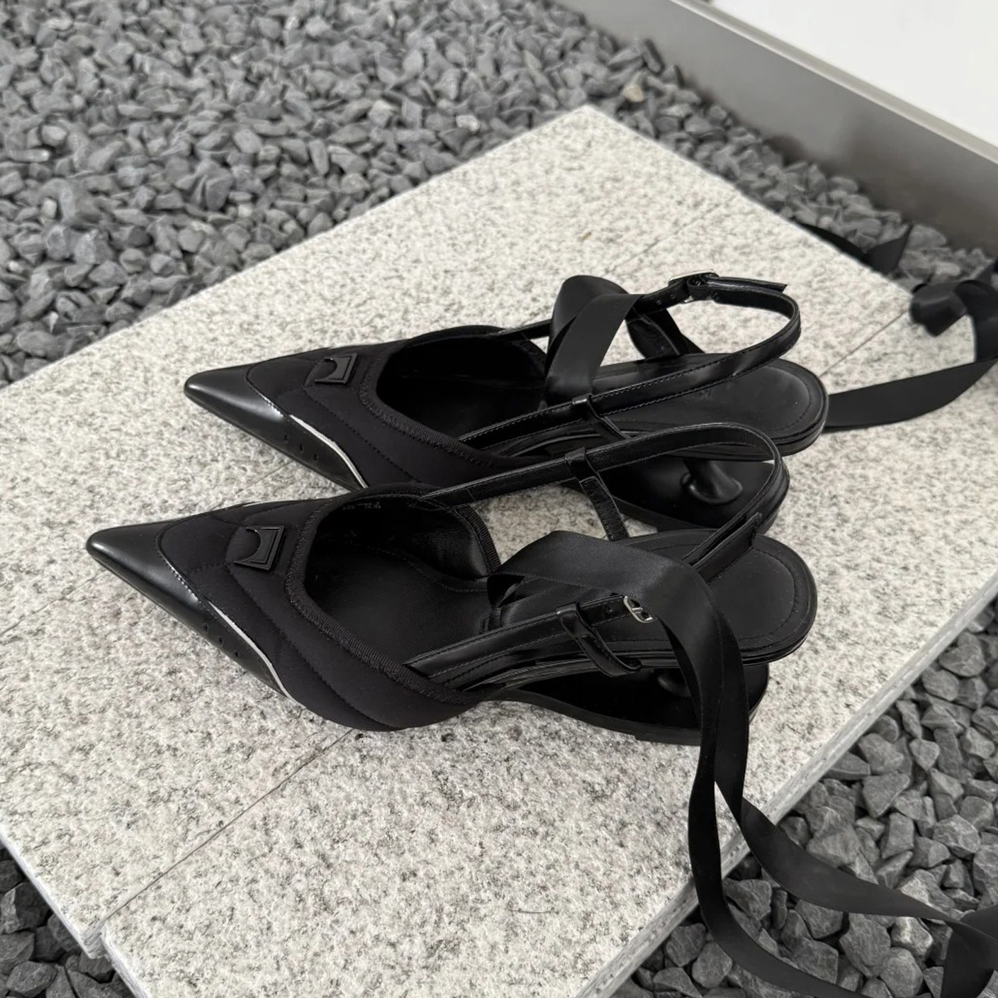 New Special-interest Design Special-shaped Root Lace-up High Heels Female foto 2