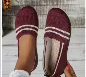Breathable Flat Driving Shoes Fashionable Soft-soled Womens Flats foto 3