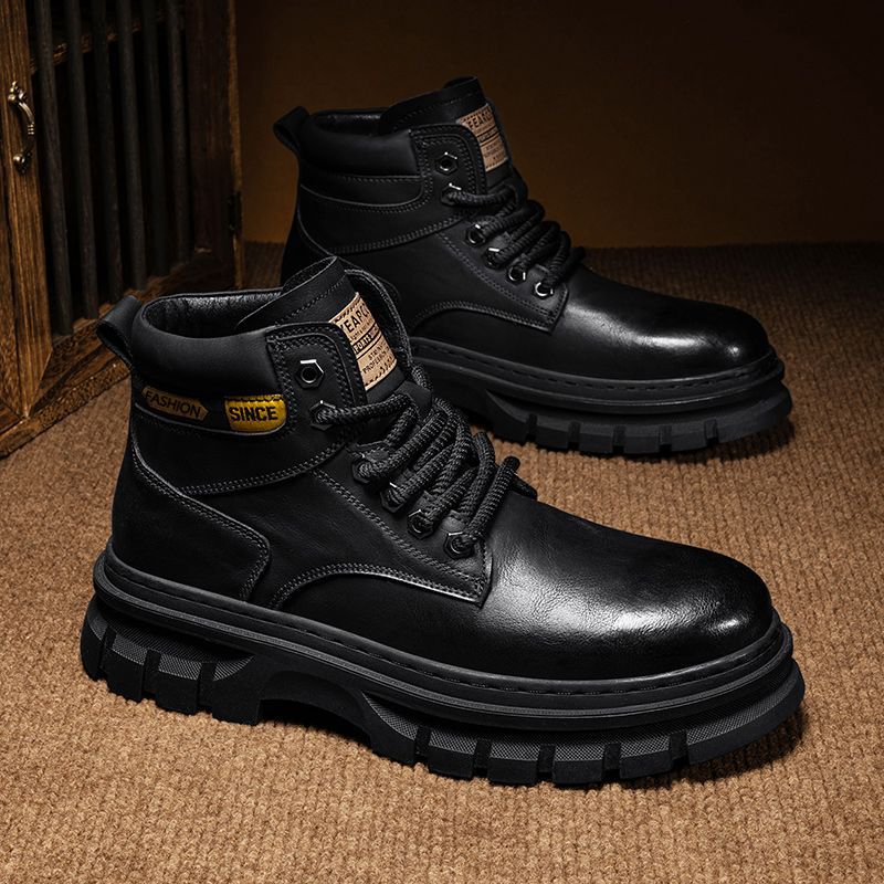Martin Boots Men Trendy High Top British Working Wear foto 5