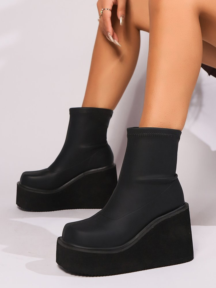 Plus Size Fashion Stocking European And American Fashion Women's Boots foto 3