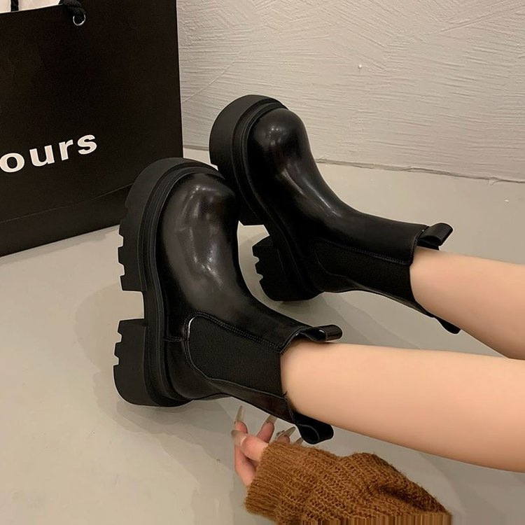 Invisible Heightening Retro Western-style Boots foto 5