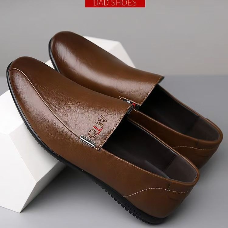 Breathable Tods Casual Shoes Slip-on Leather Shoes For Men foto 3