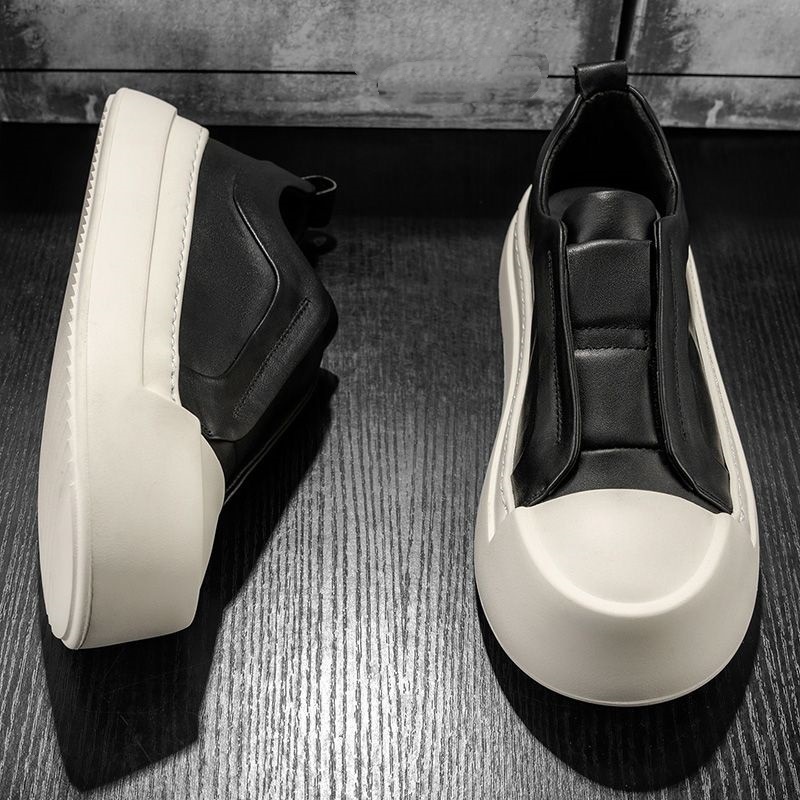 New Autumn Leather All-Match Trendy Casual Shoes For Men foto 4