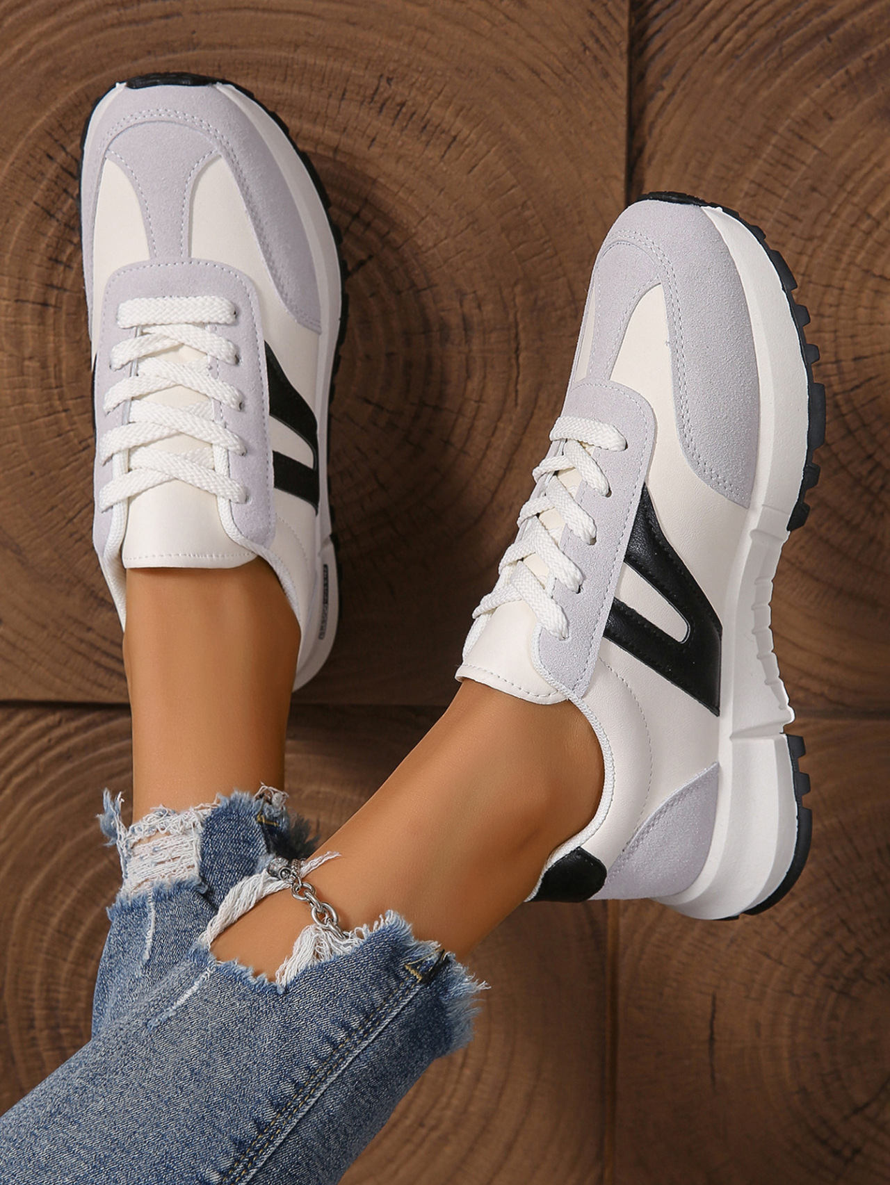 Mesh Breathable Running Sneakers With A Flat Sole foto 5