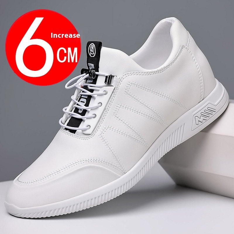 Soft Bottom Casual Youth Dating Leather Shoes foto 5