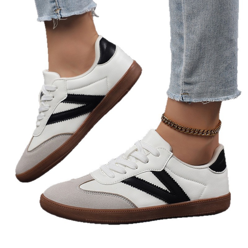 Flat, Lightweight Athletic Forrest Gump Retro Lace-up Casual Shoes foto 2