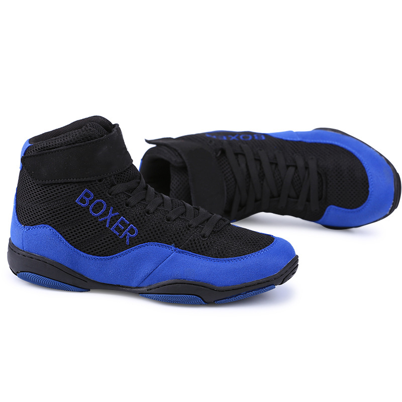 Boxing Shoe Indoor Training Fighting Competition Fitness foto 2