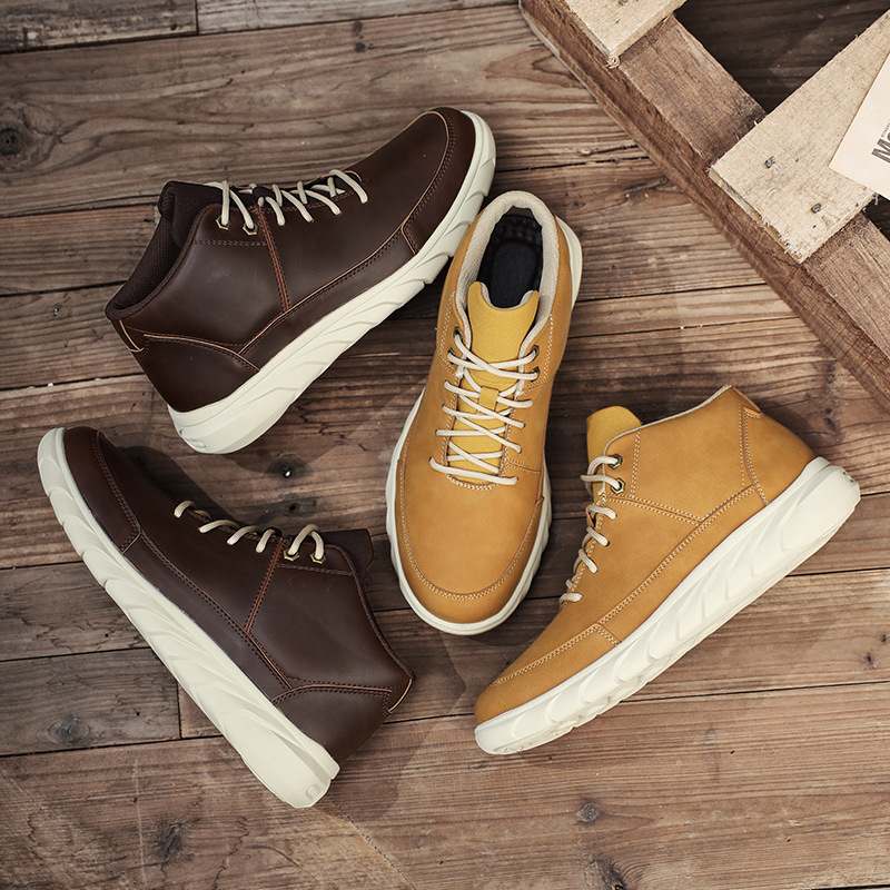 Mid-top Outdoor Wear-resistant Plus Size Worker Boot foto 5