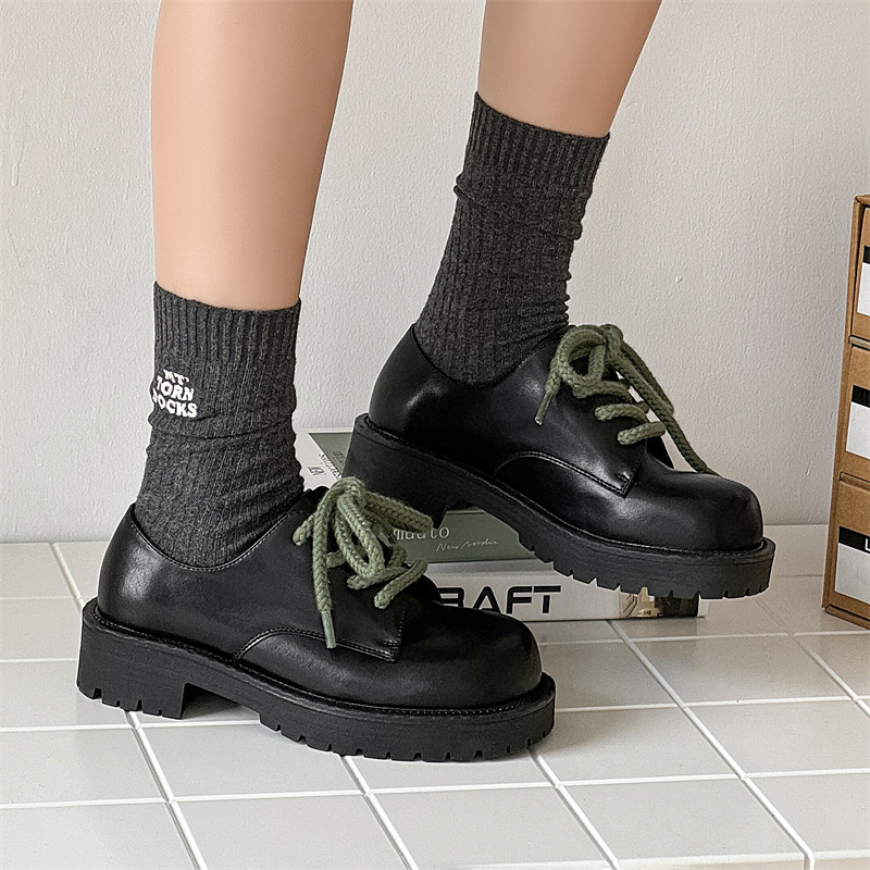 Big Head Derby Men's Platform Height Increasing Casual Leather Shoes foto 3