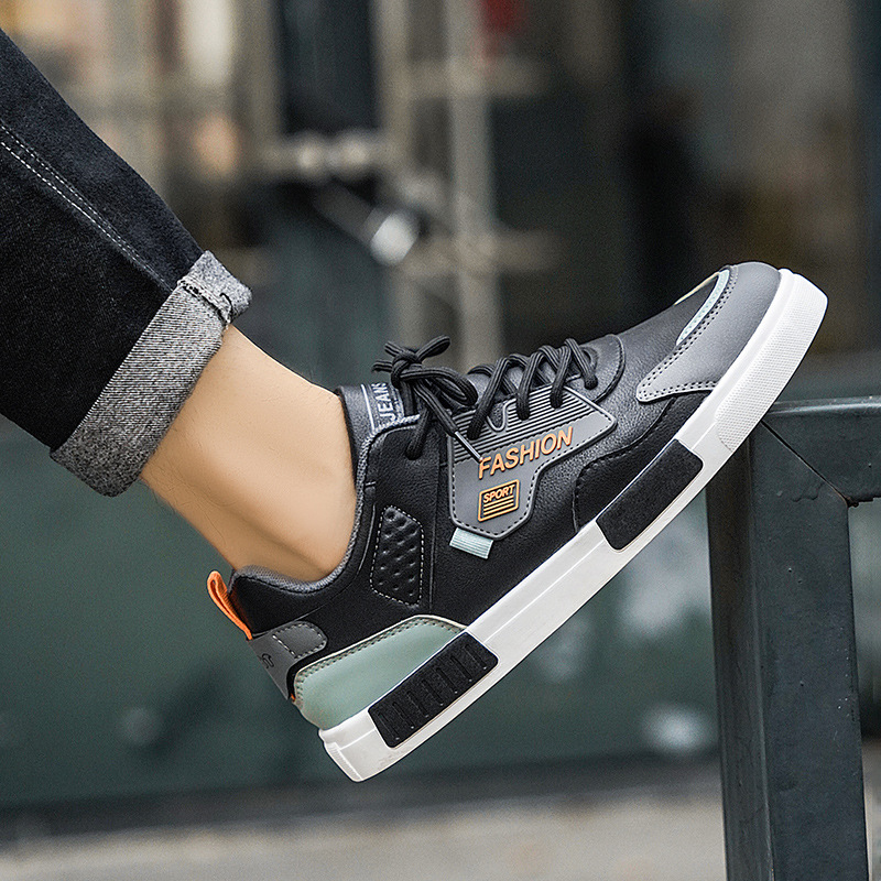 Leather Casual Special-interest Design Sports Board Shoes foto 3