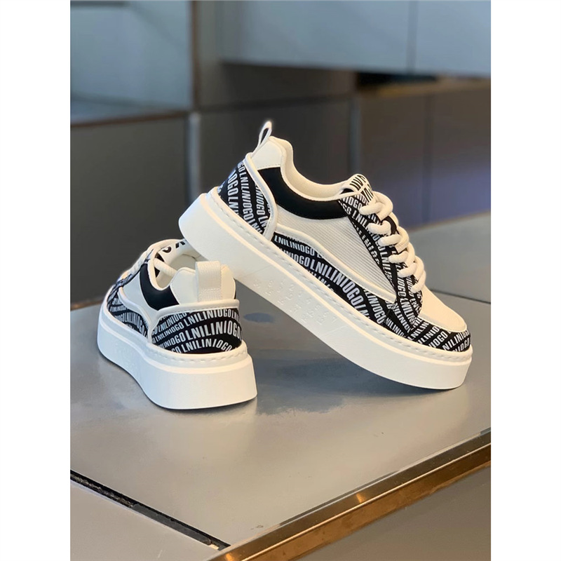 Thick Bottom Wear-resistant Board Shoes Breathable Fashion Casual Sneaker foto 2