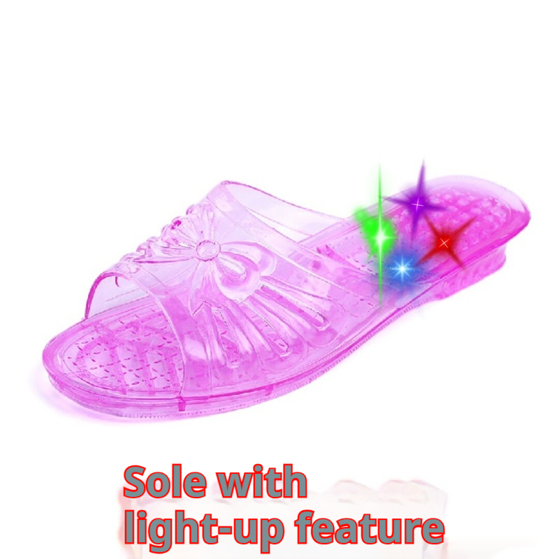 Glitter Crystal Slippers Transparent Non-slip Surprise Birthday Gift foto 5