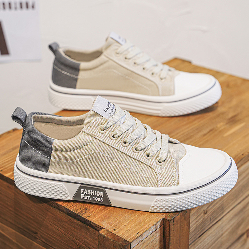 Breathable All-matching Skateboard Men's Soft Bottom Casual Sports Fashion Canvas Shoes foto 4