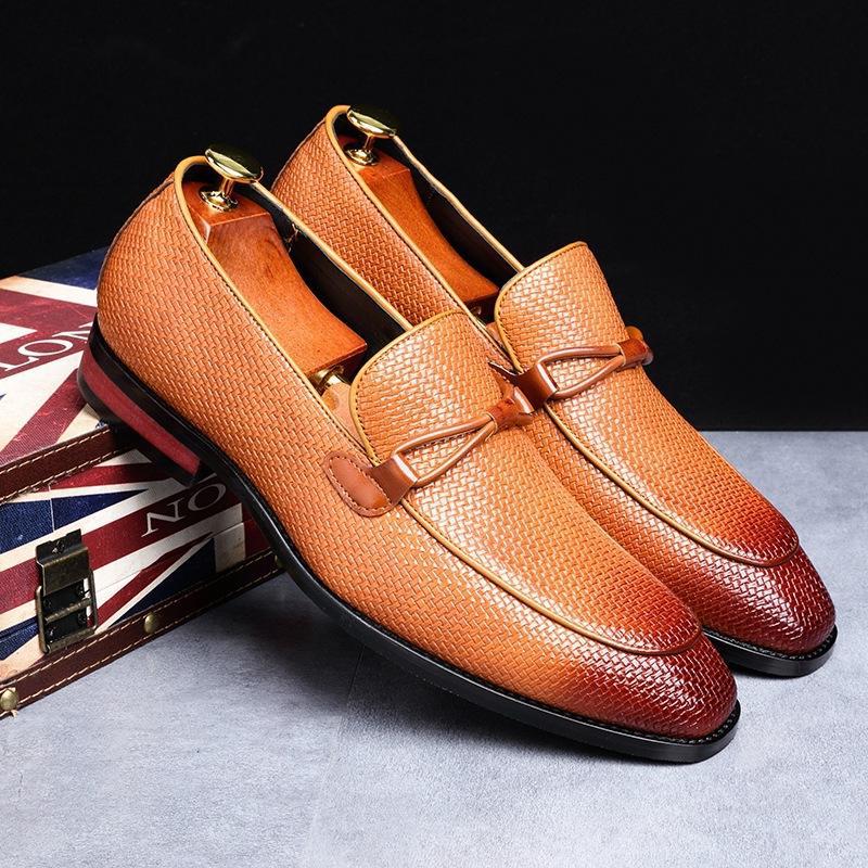 Big Yards Business Leisure Men Leather Shoes foto 3
