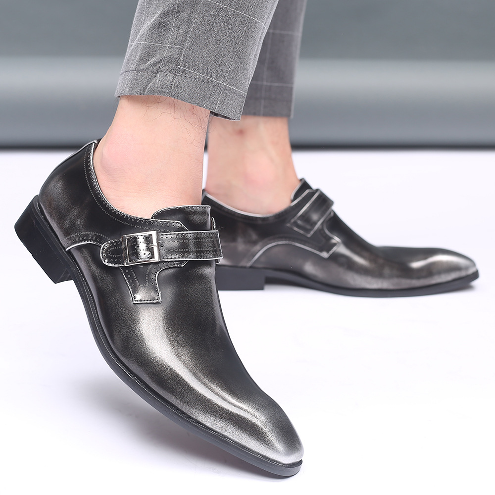 Business-casual Formal Mens Leather Shoes foto 5